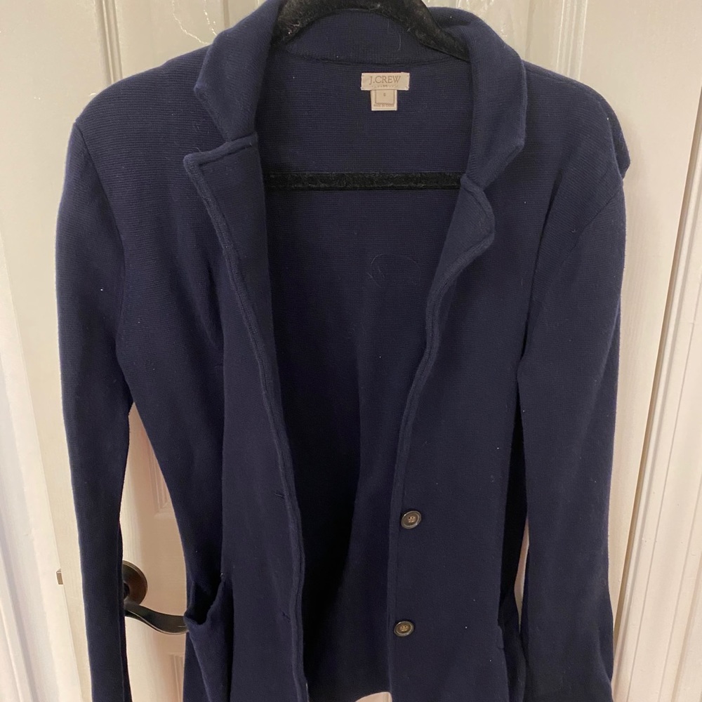 J crew sweater blazer